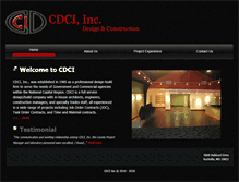 Tablet Screenshot of cdci-inc.com